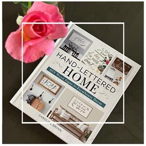 Hand-Lettered Home DIY Wood Signs for Farmhouse Decor hard cover book